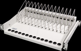 SF100G 19" shelf, 4.5 U, gray