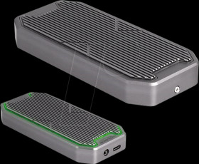 42015 External M.2 NVMe SSD housing, RGB, USB 3.2