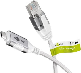 Kabel Ethernet USB-C™ 3.1 do RJ45, Slim, 2 m - Długość kabla 2 m