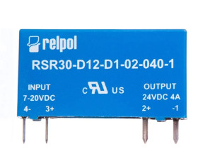 Przekaźnik półprzewodnikowy 1P do druku 4A DC 7-20V DC RSR30-D12-D1-02-040-1 2611996