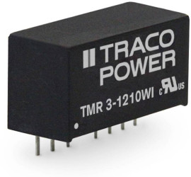 Przetwornica DC/DC TMR 3WI, 3 W TracoPower TMR 3-2411WI In 9-36V/DC Out 5V/DC 600mA