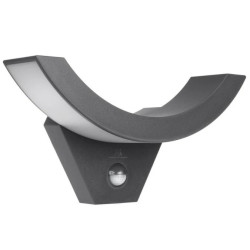 Lampa LED z czujnikiem ruchu na podczerwień MCE290 GR 800lm 10W IP54 Maclean kolor szary