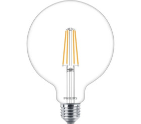 Żarówka LED MASTER 5.9W zam 60W 806lm ściemnialna 2700K VLE LEDBulb D5.9-60W E27 927 G120CLG Szkło przezroczyste 2.5 roku gwar