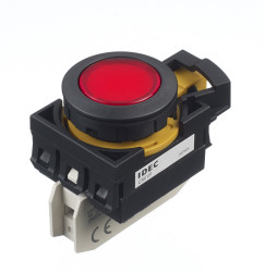 Przycisk średnica wycięcia 22mm, montaż panelowy Idec