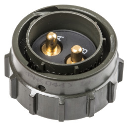 Złącze 2-pinowe Męski Amphenol Limited Męski Montaż na kablu MIL-DTL-26482 rozmiar 18