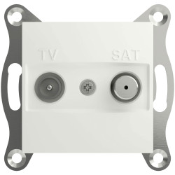 Schneider Electric EPH3470321D Asfora TV/SAT socket white IP20 flush-mount