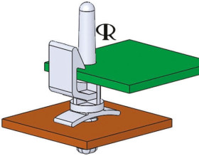 Wspornik słupkowy PCB EHCBS-6-01, Ø 3.18mm, H 9.5mm, 14.2mm , materiał: Nylonowe, Essentra