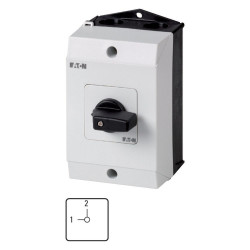 Przełącznik krzywkowy 2-pozycyjny Eaton 2P 90° 20A 690V (Volts)