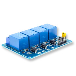 4-channel module 12V 10A relay controlled by 0V low state for Arduino