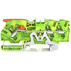 Listwa zaciskowa uziemienia WAGO poziomy: 1 12AWGWciskane TOPJOB S