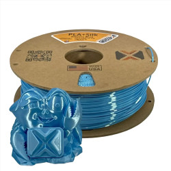 Electric Blue PLA+Silk Filament for Stunning Prints