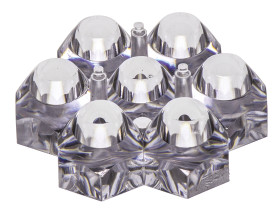 Soczewka LED Kolimator 7-LEDowa 39.15 (Dia.) x 13.85mm, D 39.15mm, kąt widzenia 12 °, do użytku z Diody LED LUXEON