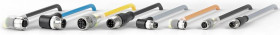 Pepperl+Fuchs 233720 Gniazdo kablowe V1-G-E8W-5M-PUR, piny: 4, 5.00 m, 1 szt.