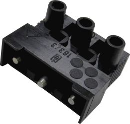Adels-Contact 12263 163 ST/3 DS Złącze zaciskowe elastyczny: -2.5 mm² stała: -2.5 mm² Ilość styków: 3 1 szt. czarny