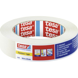 tesa 04348-00016-03 Tape tesakrepp 50m x 25mm beige 1pc indoor painting