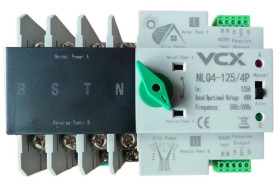 Automatyczny przełącznik zasilania ATS podwójny 125A 4P PV fotowoltaiczny