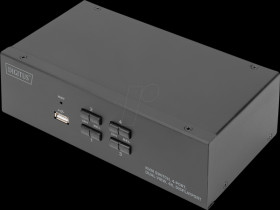 DS-12882 KVM switch, 4-port, DisplayPort, dual display