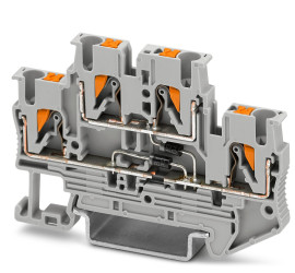 Część do listwy zaciskowej Phoenix Contact 26 → 12AWGWciskane PTTB 2.5-2DIO/UR-O/UR-UL 500mA 500 V