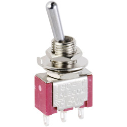 TruComponents 751510 Toggle switch Panel Mount On/On SPDT Solder Terminal