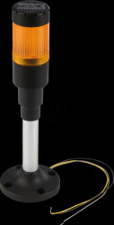 Signalling column, buzzer, yellow, LED, 24 V AC/DC