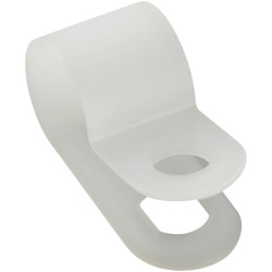 TruComponents 41004 Screw fixing &#xD8;8mm Ecru 25pcs