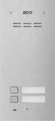 Panel cyfrowy Familio z 2 przyciskam, podtynkowy, z czytnikiem zbliżeniowym stal nierdzewna FAM-P-2NPACC