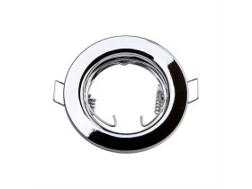 VT-778 Oczko halogenowe Spot trzonek: GU10 okrągła chrom opakowanie: 2szt. 3586 V-TAC