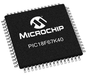 Mikrokontroler Microchip PIC18F TQFP 64-pinowy Montaż powierzchniowy PIC 128 kB 8bit CAN: 64MHz RAM:3,562 kB Ethernet: