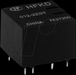 HFKD-012-2ZST Monostable high-current relay, THT, 12 V DC, 25 A, 2 changeover