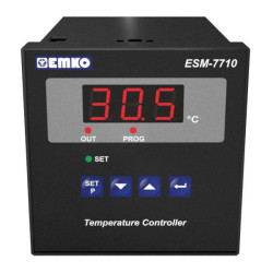 Emko ESM-7710.2.14.0.1/01.00/2.0.0.0 Temp. Controller Pt1000 -50&#xB0;C to 400&#xB0;C