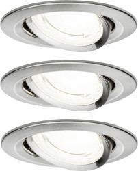 Oświetlenie wewnętrzne LED Paulmann Nova Coin 92456 Zestaw 3-elementowy 2.8 W 505 lm