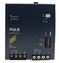 Zasilacz szyny DIN U wy 24V dc I wy 40A U we 380 → 480V ac PULS 960W impulsowy
