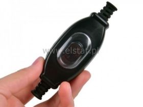 Przełącznik przelotowy hermetyczny czarny 3A; 250V