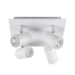 Oprawa ścienno-sufitowa GU10 4x max 10W EVALO EL-4O W-SR biały 35696