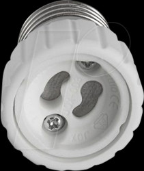 501011 Base adapter, E27 to GU10