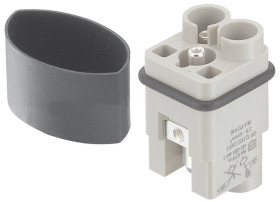 Harting 09120022656 Wstawka pinowa męska 2 połączenie śrubowe osiowe 1 szt.