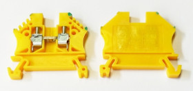 Złącze szeregowe Euro 2,5/35; 2,5mm; żółto-zielony