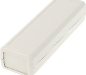 ABS device enclosure, (L x W x H) 114 x 36 x 25 mm, light gray (RAL 7035), IP54, 1593DGY
