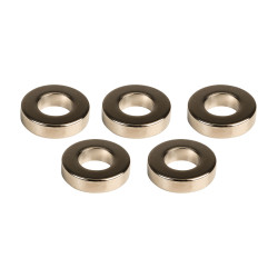 MagDev RGNI01093/N Neodymium Iron Boron 20x10mm N35H Ring Magnet Packs of 5