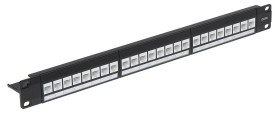 Patch panel RACK 19cali 24xKEYSTONE PP-24/RJ-FX/6C