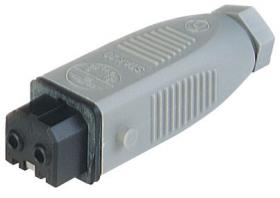 STAK 20 gniazdo kablowe 2+PE, przyłącze przykręcane max. 3x1.5mm2, PG7 (4-6.5mm), Hirschman, 931264106, 931 264-106, STAK20, WYP