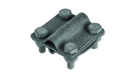 Złacze Krzyżowe Duże (Trzy Płytki 4Xm10) Ocynk Ogniowy R.8051