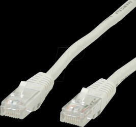 21990500 Patch cable Cat. 5e UTP, grey, 0.5 m