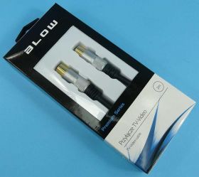 KABEL WT.TV-&gt;GN.TV 2,0mb CZARNY METAL