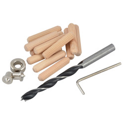 Faithfull FAIDOWKIT6 Dowel Kit 6mm Drill &amp; Points