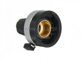 Gałka ze skalą 360st fi=22mm ( gał.fi=10/oś= 6mm