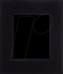 9155011B Front panel for 2N flush-mounted frame, black, 1-gang