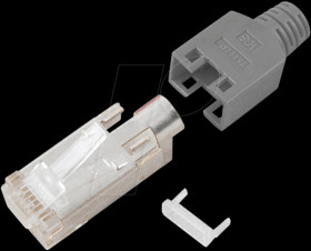 Hirose RJ45 connector Cat-5e, TM11, grey