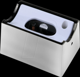 600851519 Lamp holder S14d, metal, chrome