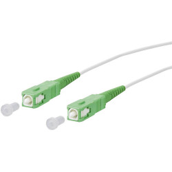 Metz Connect 151P7EAEA30E Singlemode Fibreglass FO Cable 3m White SC-APC